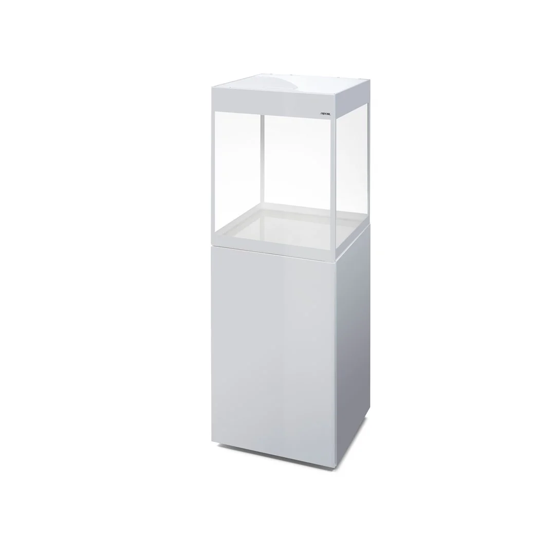 Aquael Glossy ST Cube Paket Vit LxBxH: 50x50x153 cm 135 liter