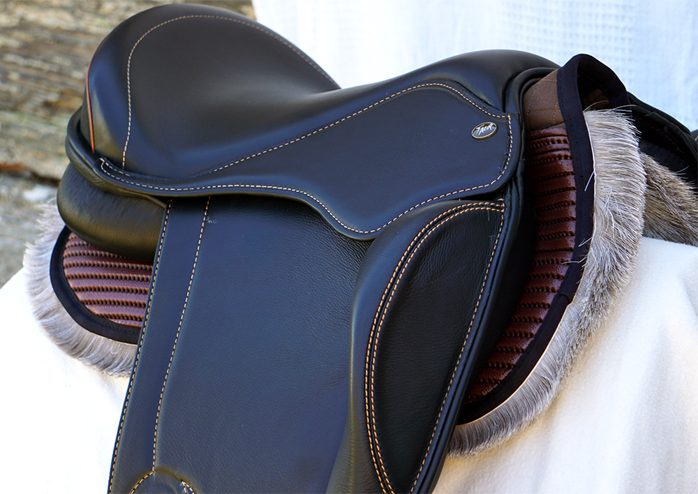Halfpad Bartl "AERIAL" Anti-Slip with reindeer fur, navy - 6