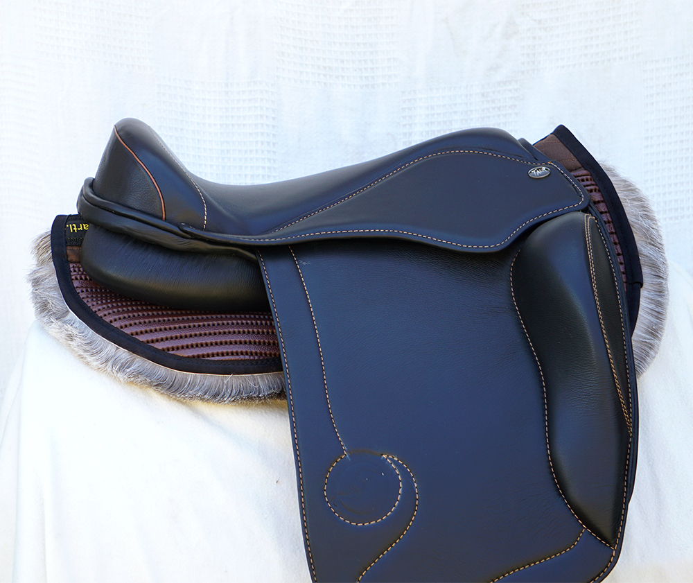 Halfpad Bartl "AERIAL" Anti-Slip with reindeer fur, navy - 5