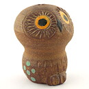 Astrid Anderberg (1960s) Brown Owl Shaker 8 cm