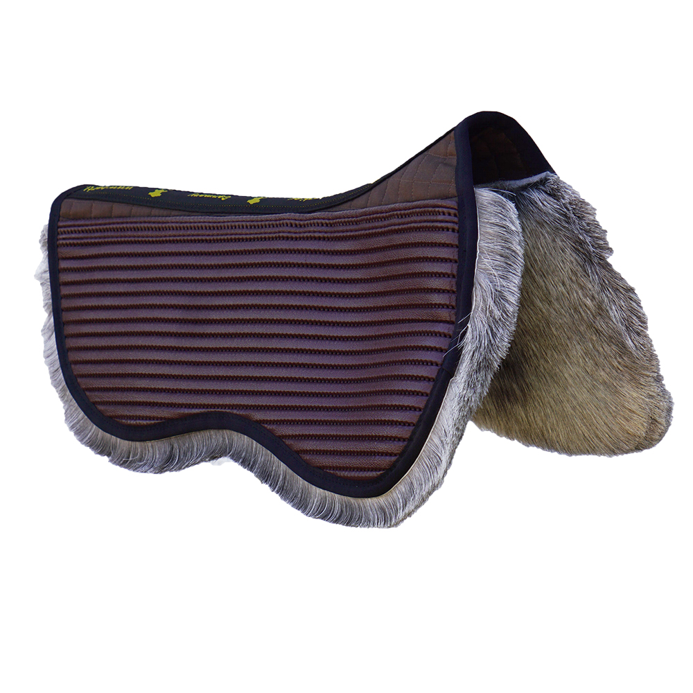 Halfpad Bartl "AERIAL" Anti-Slip with reindeer fur, brown - 2