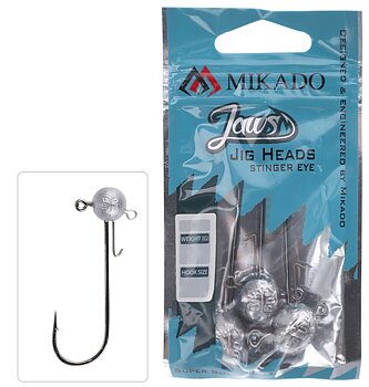 Mikado Jaws Stinger Eye Jig Head 
