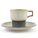 Jens Quistgaard (Tema 1970) Rustic Coffee Cup with Brown Decor 10 cm  [Sample Images]