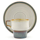 イェンス・クイストガード  Temaシリーズ  茶色い装飾のコーヒーカップ  10cm  1970年  [サンプル画像]