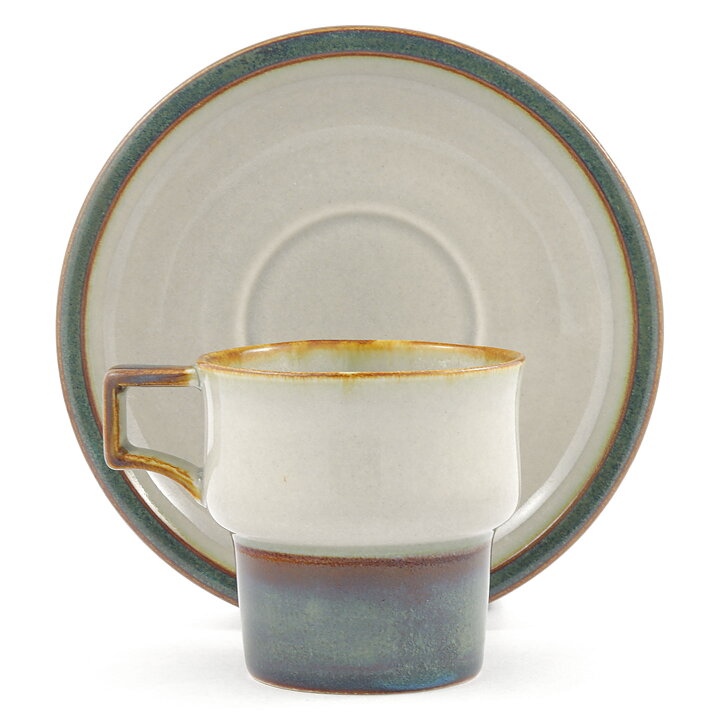 Jens Quistgaard (Tema 1970) Rustic Coffee Cup with Brown Decor 10 cm  [Sample Images]