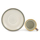 Jens Quistgaard (Tema 1970) Rustic Coffee Cup with Brown Decor 10 cm  [Sample Images]
