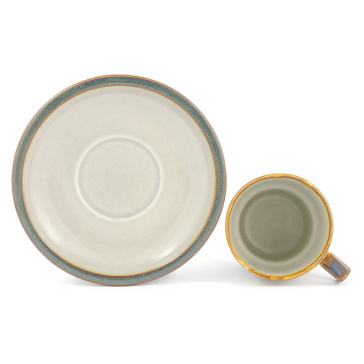 イェンス・クイストガード  Temaシリーズ  茶色い装飾のコーヒーカップ  10cm  1970年  [サンプル画像]