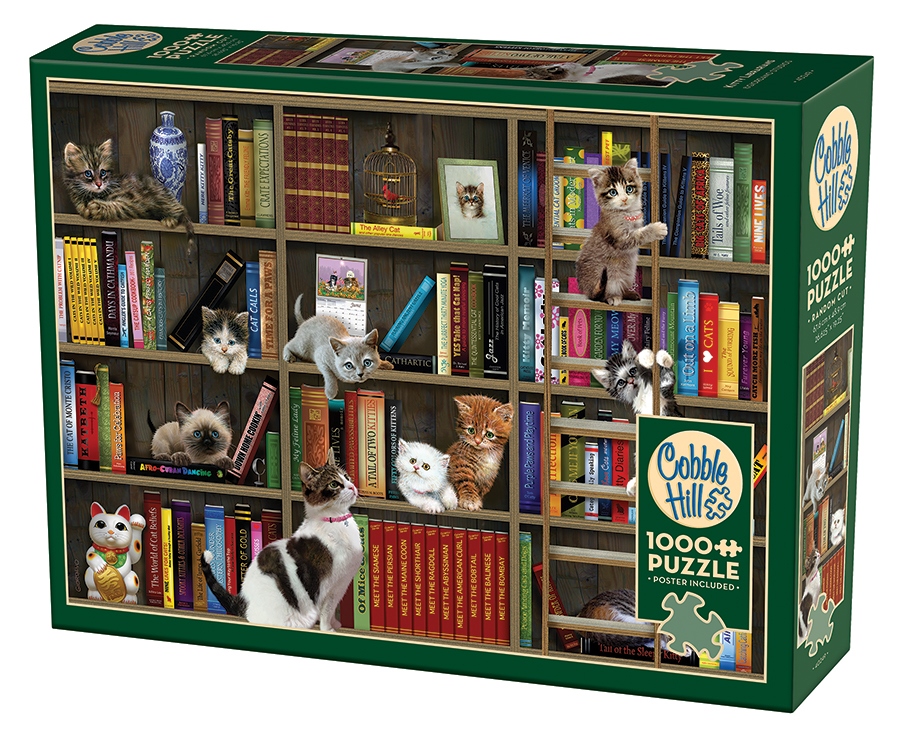 Kitty Librarians : Pussel 1000 bitar
