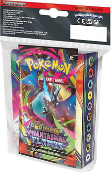 Pokemon Mega Evolution Phantasmal Flames Booster + Mini Portfolio