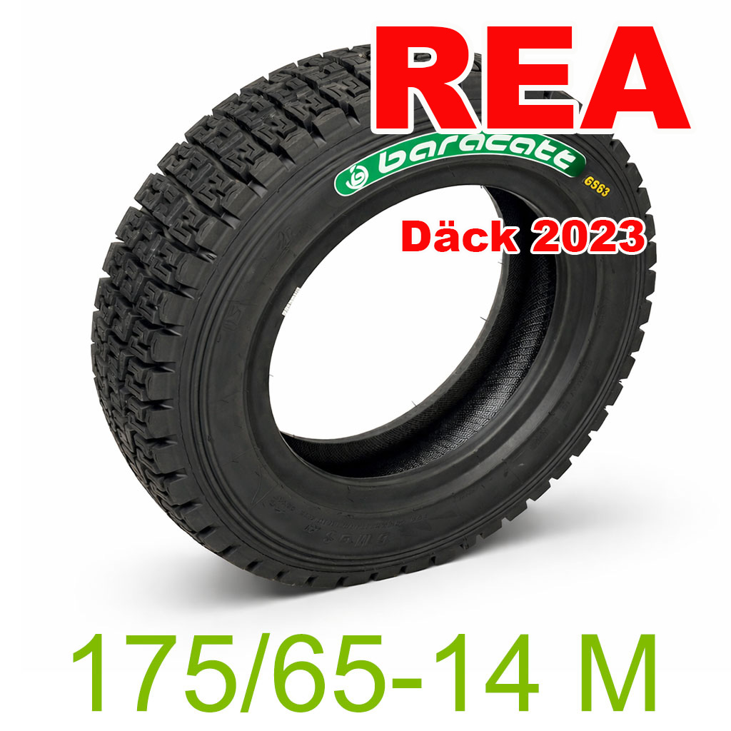 Baracatt Rallydäck Grus  14 tum 175/65 - 14 -Medium- REA 2023