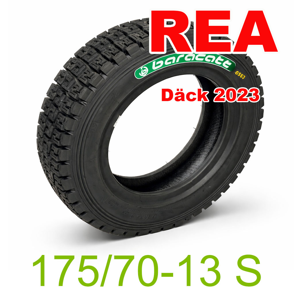 Baracatt Rallydäck Grus  13 tum 175/70 - 13  -Soft- REA 2023