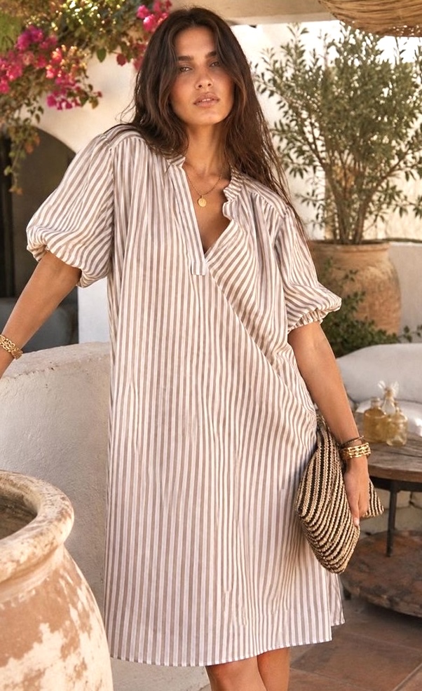 Ruth dress - beige