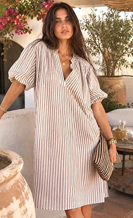 Ruth dress - beige