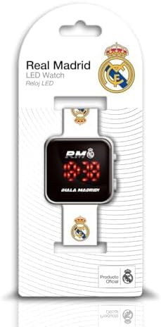 Real Madrid Digital LED Barnklocka – Vit - 5