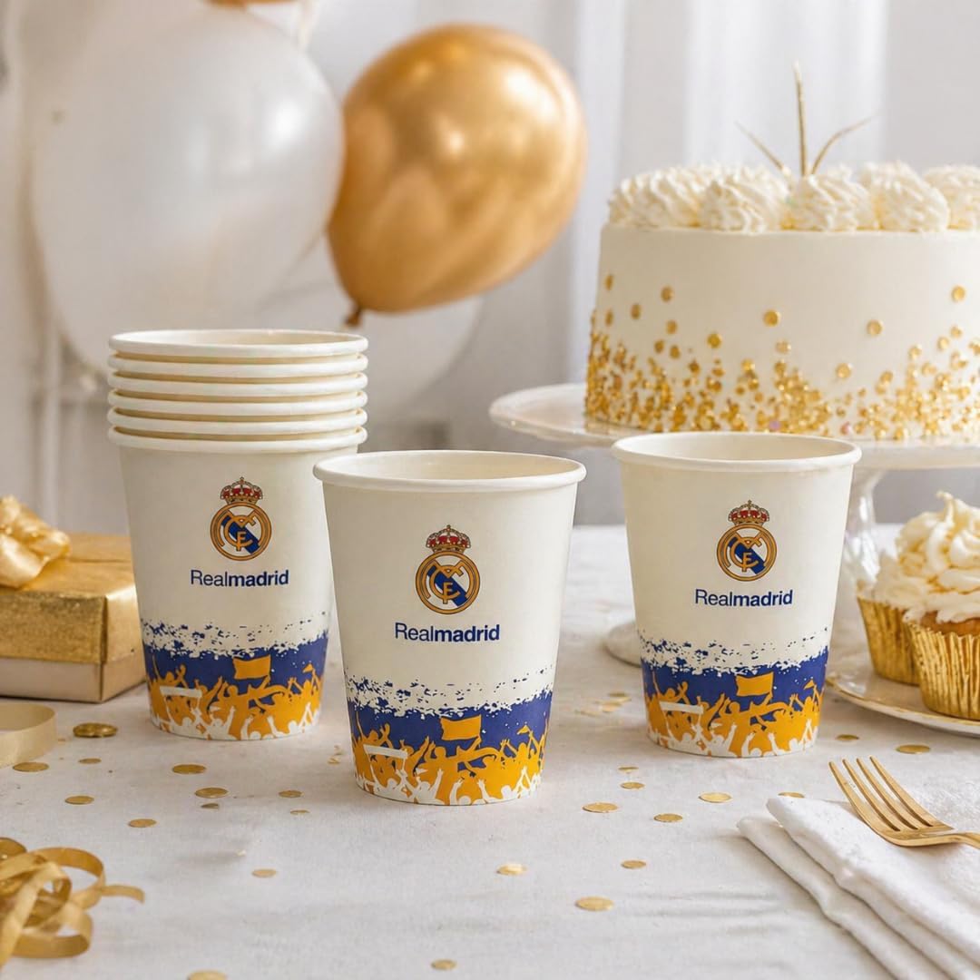 Real Madrid Pappersmuggar 8-pack Aficion - 2