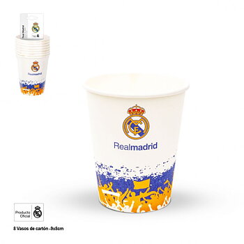 Real Madrid Pappersmuggar 8-pack Aficion