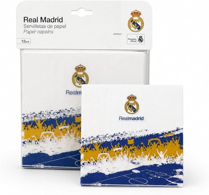 Real Madrid Servetter 12-pack Aficion - 3