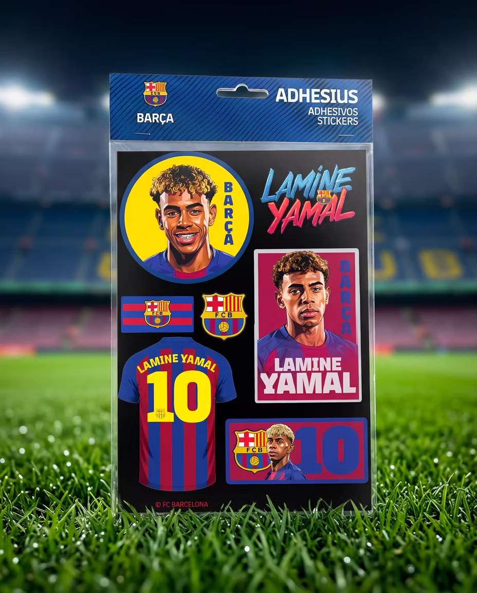 FC Barcelona Klistermärken Lamine Yamal