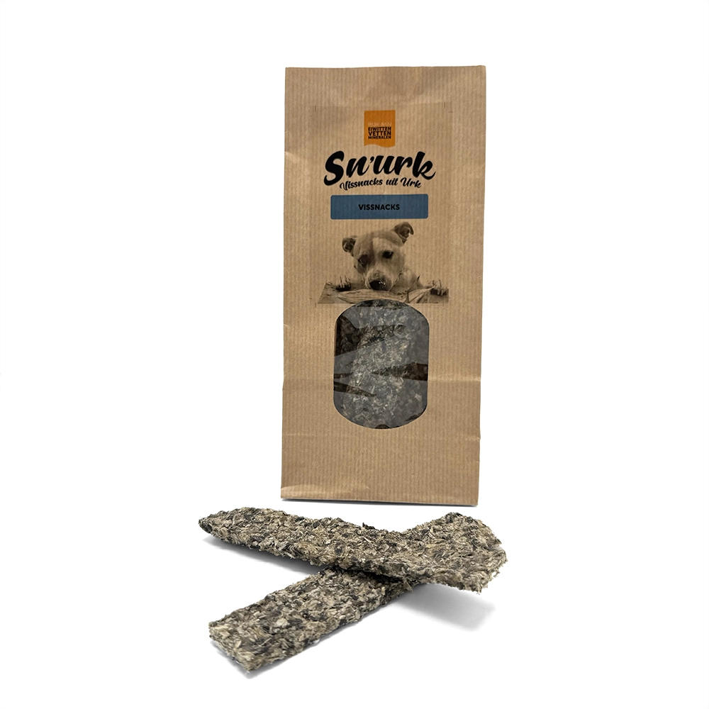 Sn'urk laxstrips avlånga hälsosamma snacks till hunden