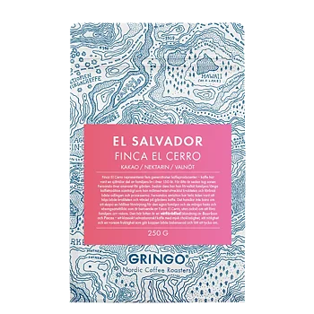 Gringo Nordic - Finca El Cerro - El Salvador - Mellanrostade hela kaffebönor - 250g
