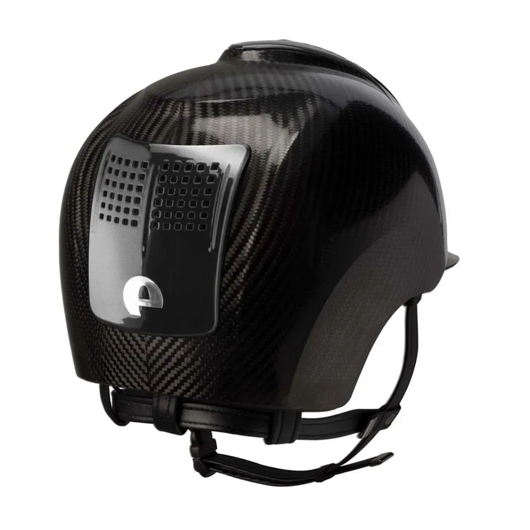 KEP CARBON HELMET E-LIGHT SHINE / 3 BLACK SHINE INSERTS - 2