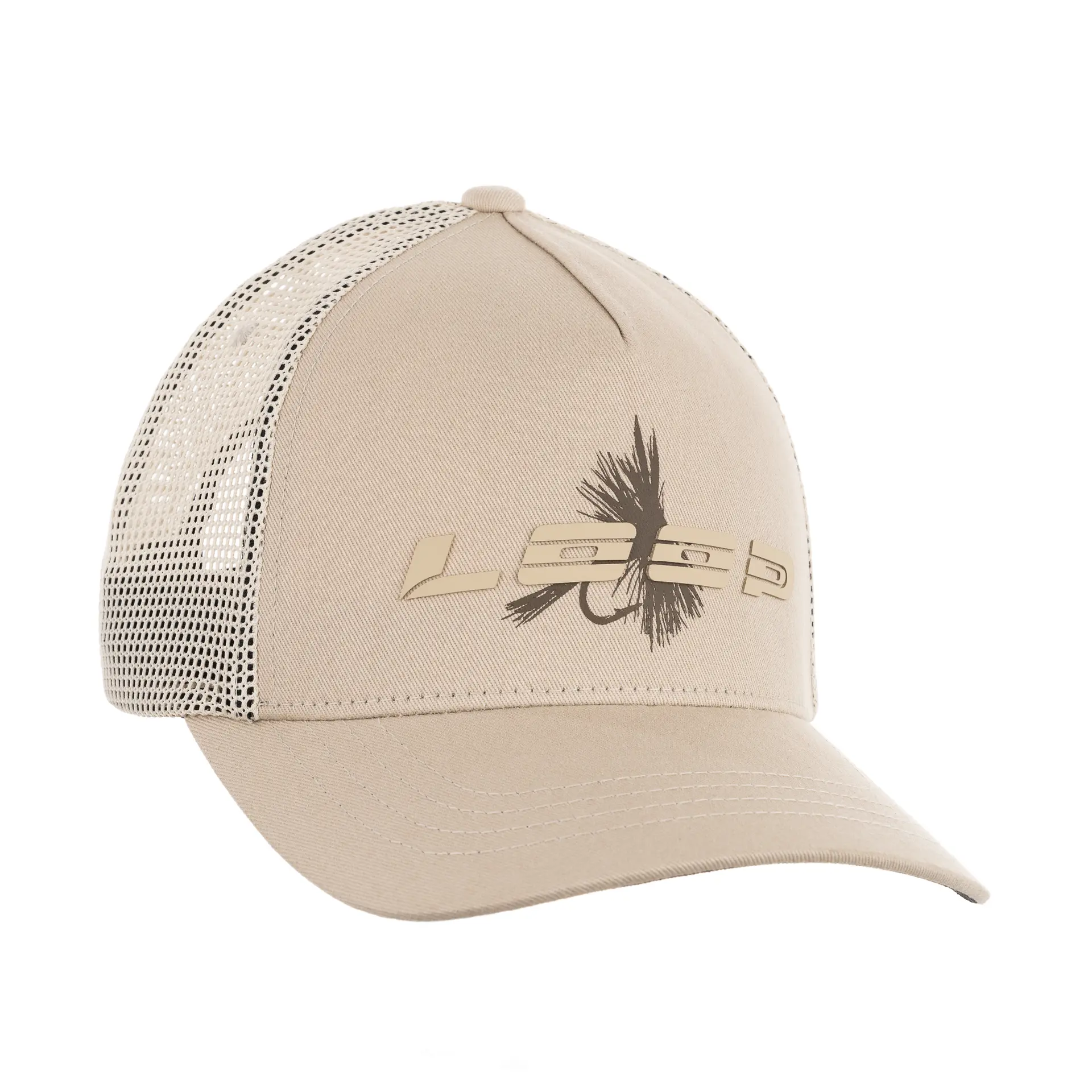 LOOP Fly Trucker Cap Khaki