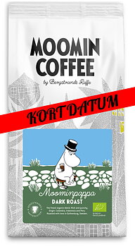 KLIPPVARA - Muminkaffe Muminpappan - Mörkrost 250 gram Ekologiskt BRYGGMALET - Bergstrands Kaffe