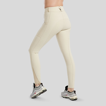 MONTAR MEGAN YATI BREECHES FULLGRIP - WARM LIGHT GRAY  