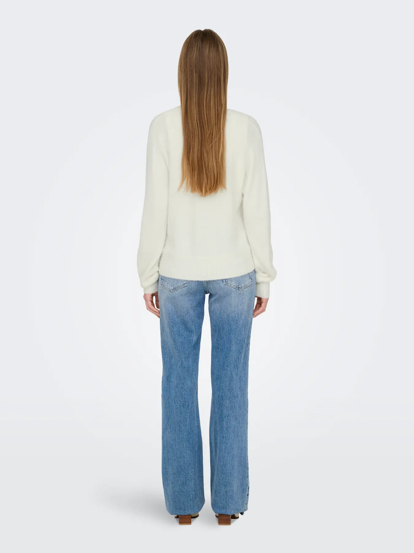 Only - Ella Cardigan Vit - 3