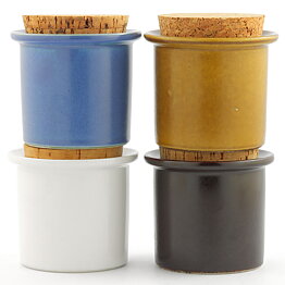 スティグ・リンドベリ  カラフルな4つの小物入れ 蓋付き JAR 1960年代 (5)