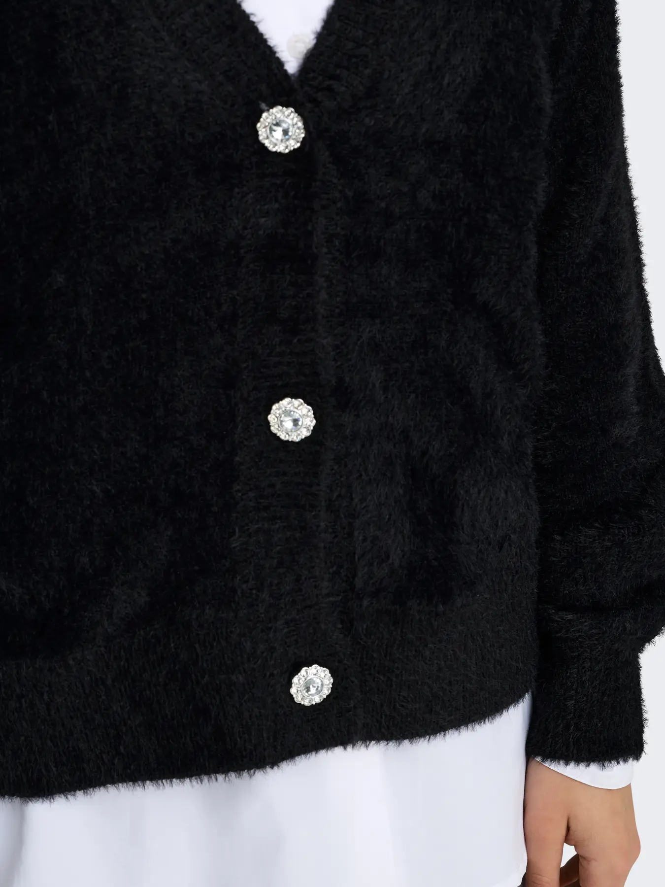 Only - Ella Cardigan Svart - 6