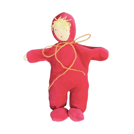 Waldorfdocka - handgjord overalldocka KoKoBello - Love 22 cm