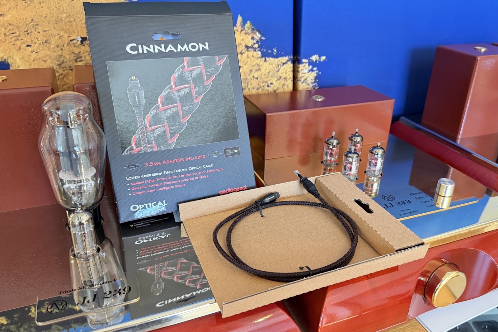 AudioQuest Cinnamon - Optiskt digitalkabel - Beg