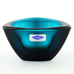 Kaj Franck (Bullseye 1956) Turquoise Triangular Bowl  [Sample Images]