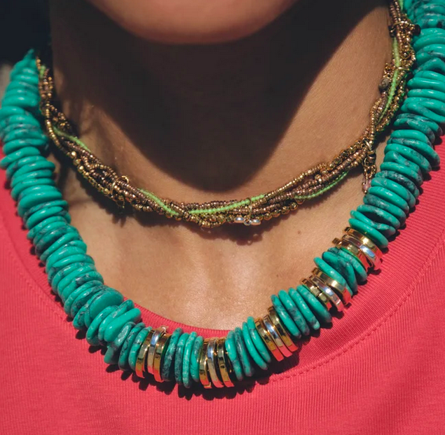 Collar Mar Azul Turkos - 4