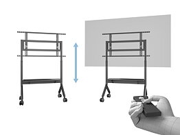 M Motorized Collaboration Floorstand 65"-100" Plus