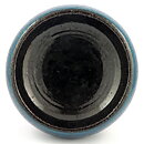 Inger Persson (1960s) Brown/Turquoise Studio with Incised Decor 22/10 cm