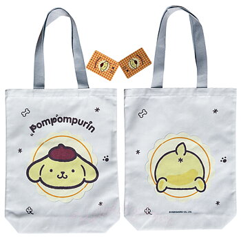 Pompompurin - Tote Bag - Squishy Cute Purin 44 cm - Shoppingväska i Tyg