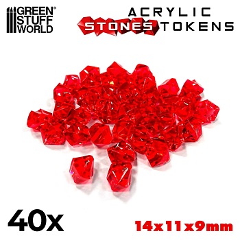 Green Stuff World: Tokens - Red Stones