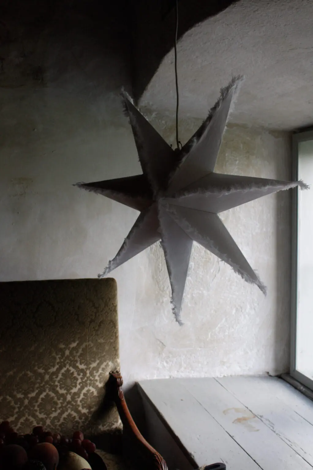 Linen Advent Star  Christmas Star Ø: 68 cm