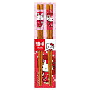 Hello Kitty Ätpinnar i Bambu 24 cm - 2-pack - Kimono