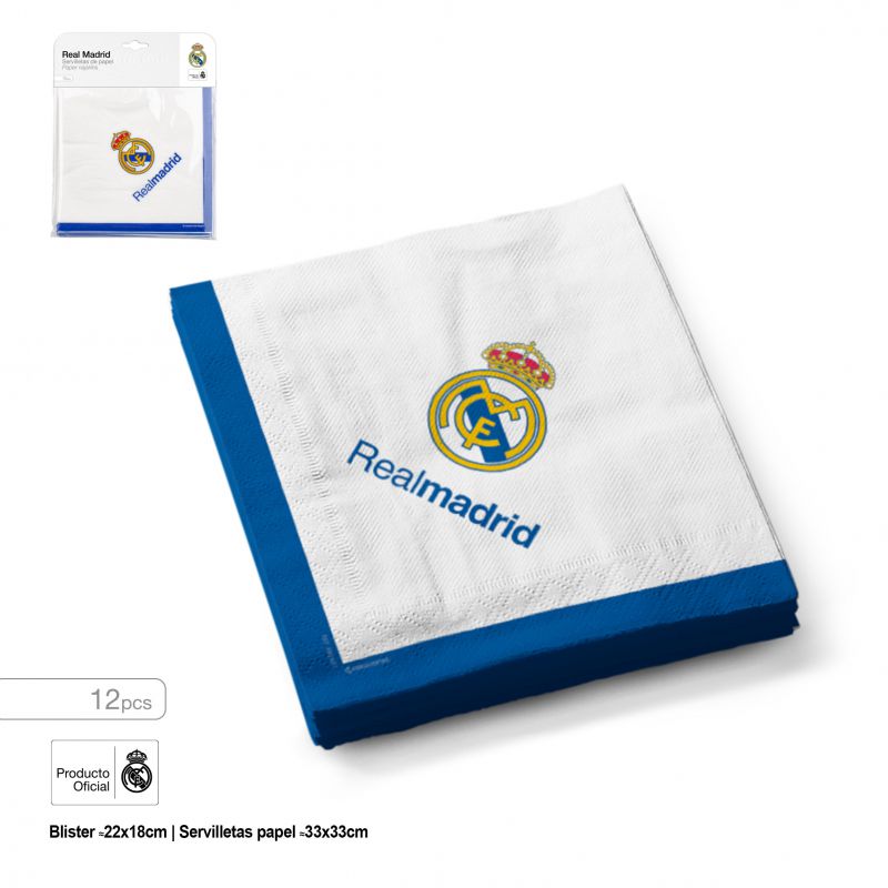 Real Madrid Servetter 12-pack Master