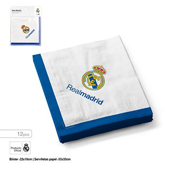 Real Madrid Servetter 12-pack Master