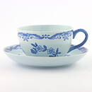 ニルス・エミール・ルンドストレム  Ostindiaシリーズ  青い花模様のコーヒーカップ  10.5cm  1932年  〈早期生産〉