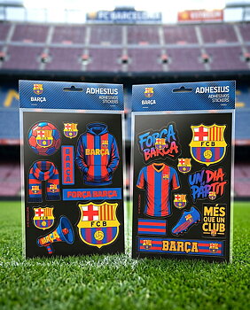 FC Barcelona Klistermärken 2-pack