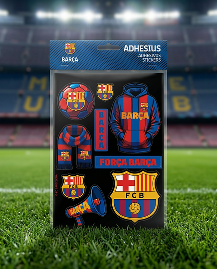 FC Barcelona Klistermärken 2-pack - 2
