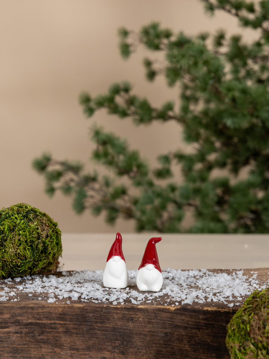 Malte Santa - Christmas Elf - Red 3x3x5 cm - 3
