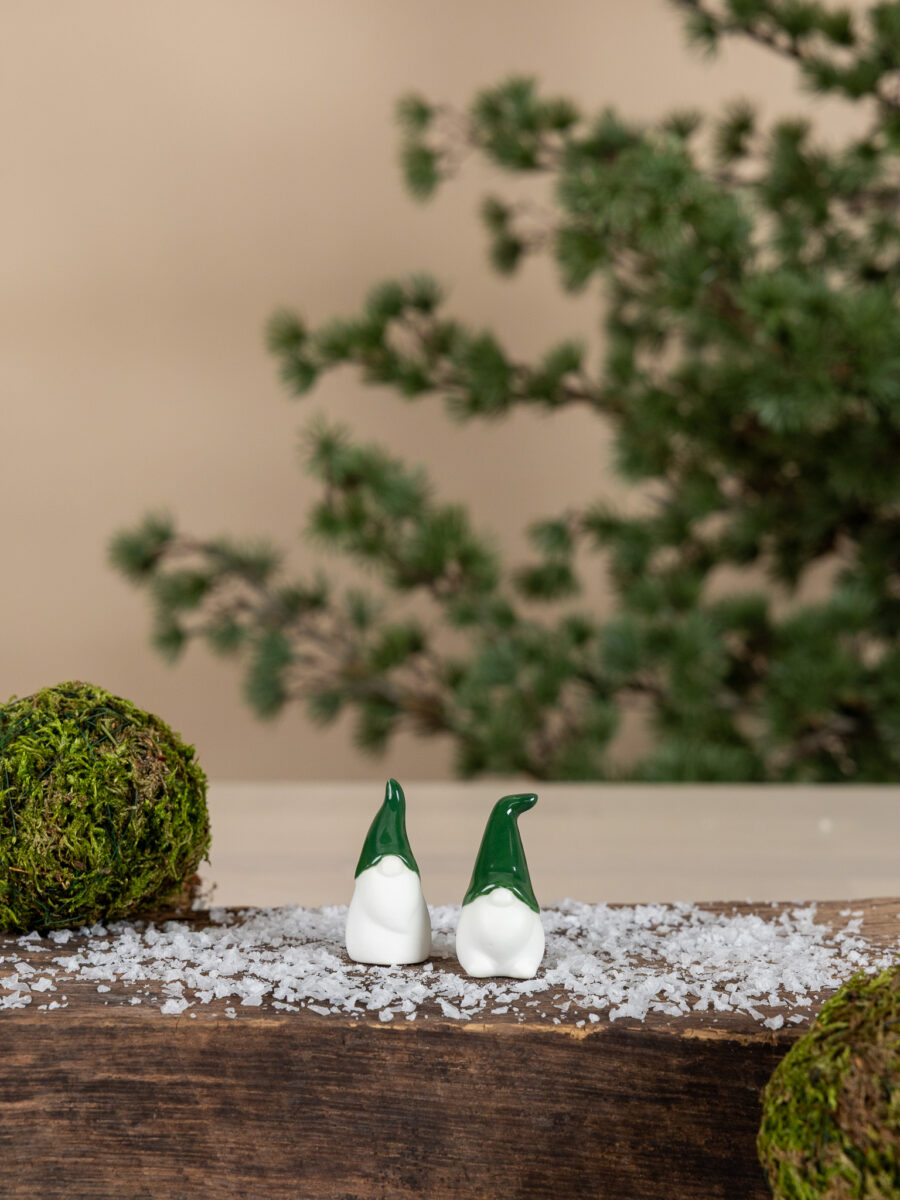 Malte Santa - Christmas Elf - Green 3x3x5 cm - 2