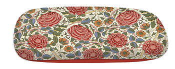 Brilleetuier med pudseklude, William Morris, Roser, Borddisplay med 8 stk.