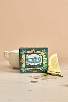 Kusmi Mate Ginger Lemon Ekologisk - Tepåsar 20-pack